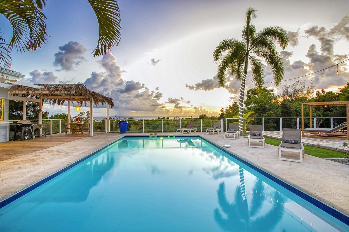 A louer villa 2 chambres Terres Basses Saint Martin_ Piscine - 5
